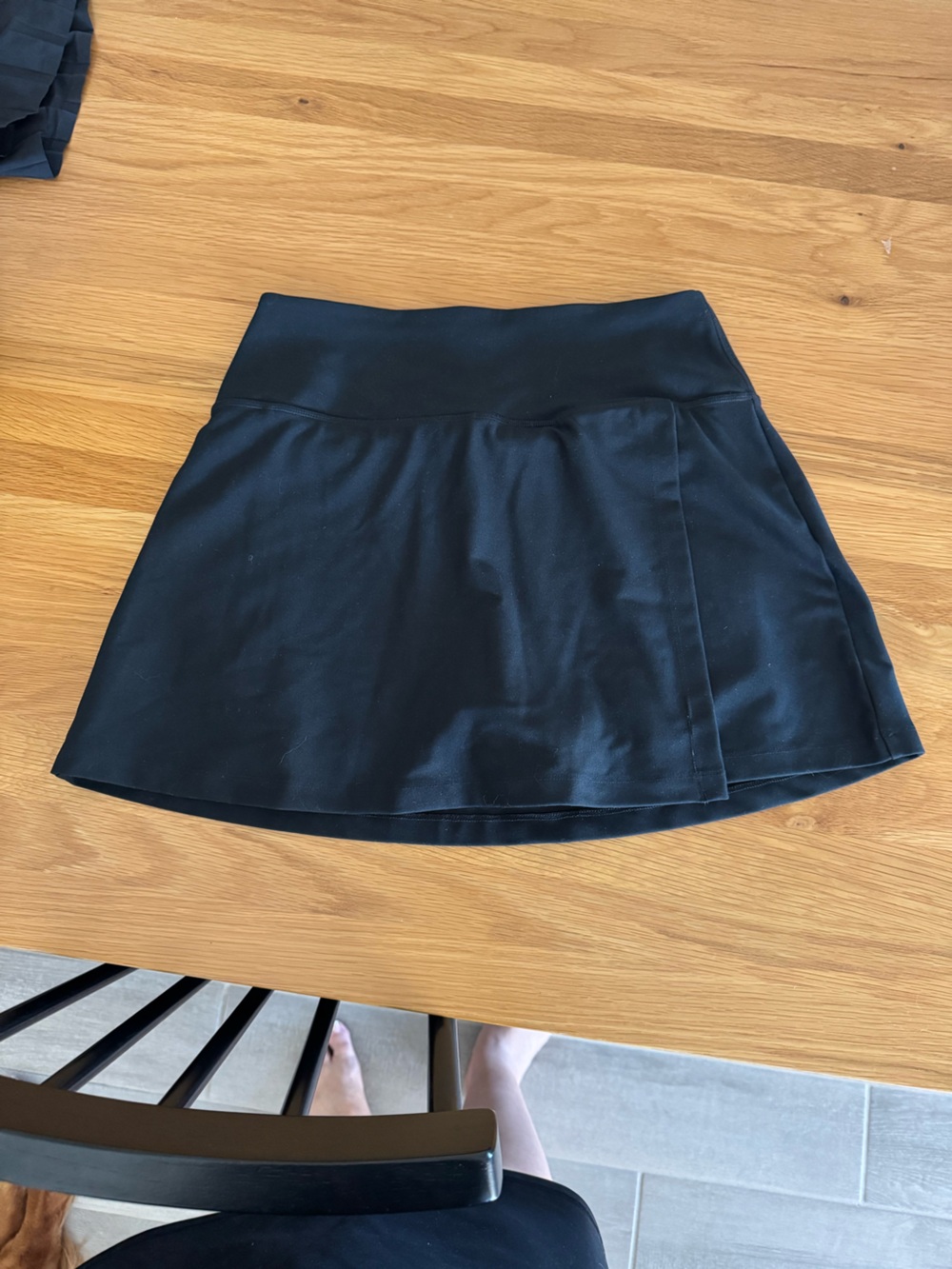 Black Women's Athletic Skort - Brand Not Visible
